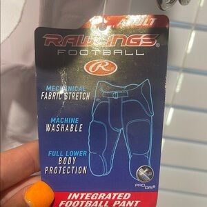 NWT Men’s Rawlings Pro Football Pants - White